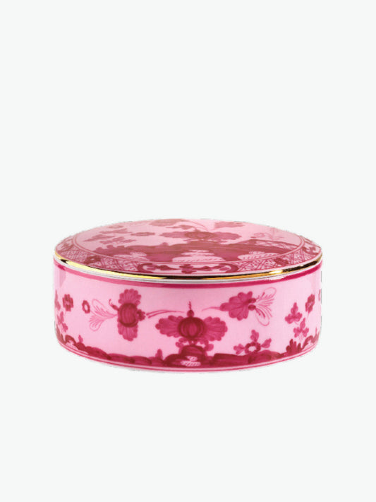 Richard Ginori Round box Oriente Italiano Porpora