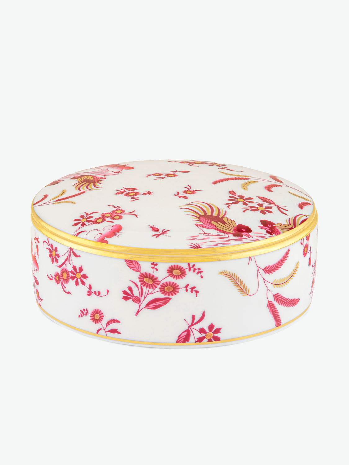 Ginori 1735 Keepsake Box Oro Di Doccia Magenta Red