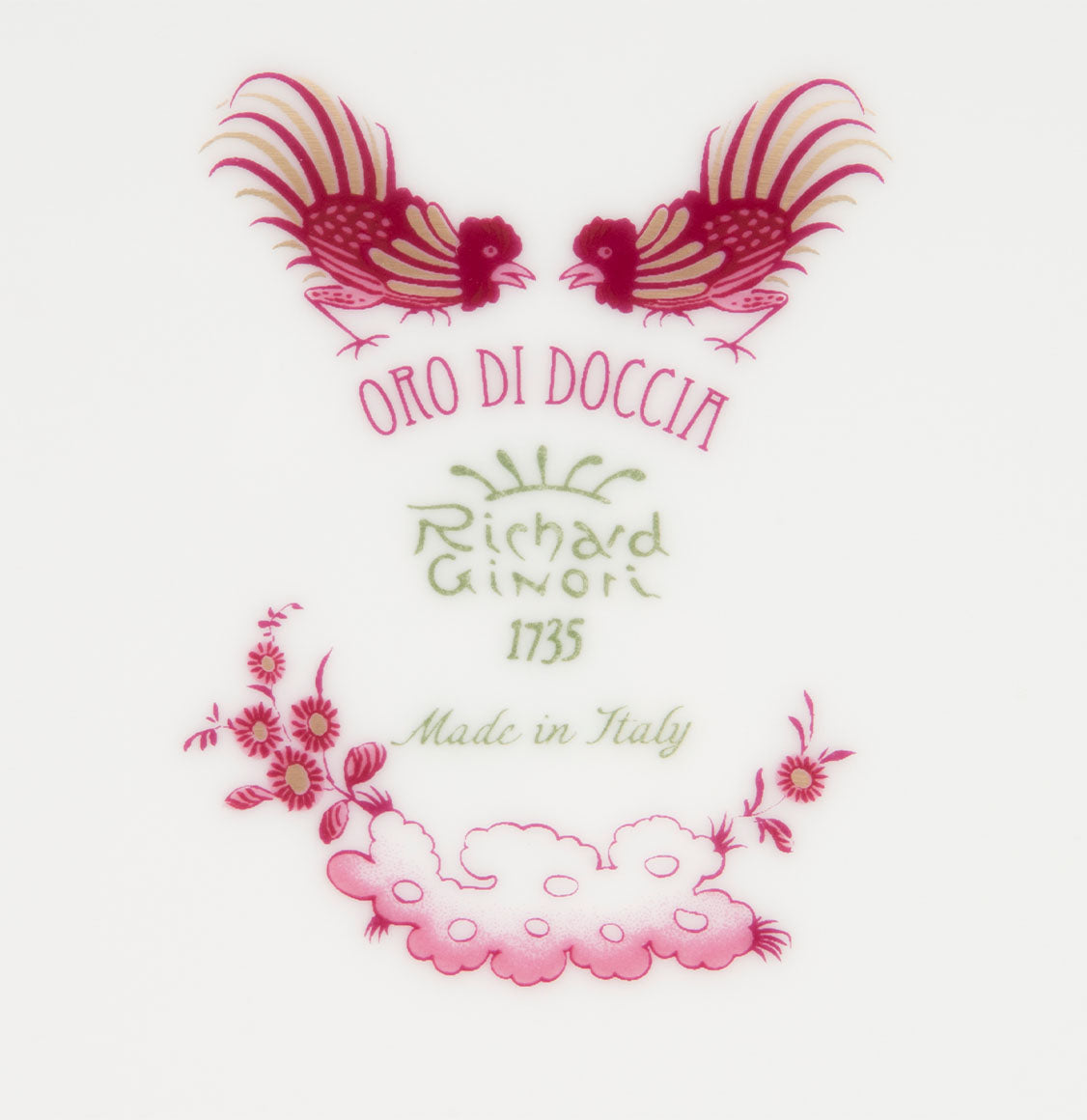 Ginori 1735 Keepsake Box Oro Di Doccia Magenta Red