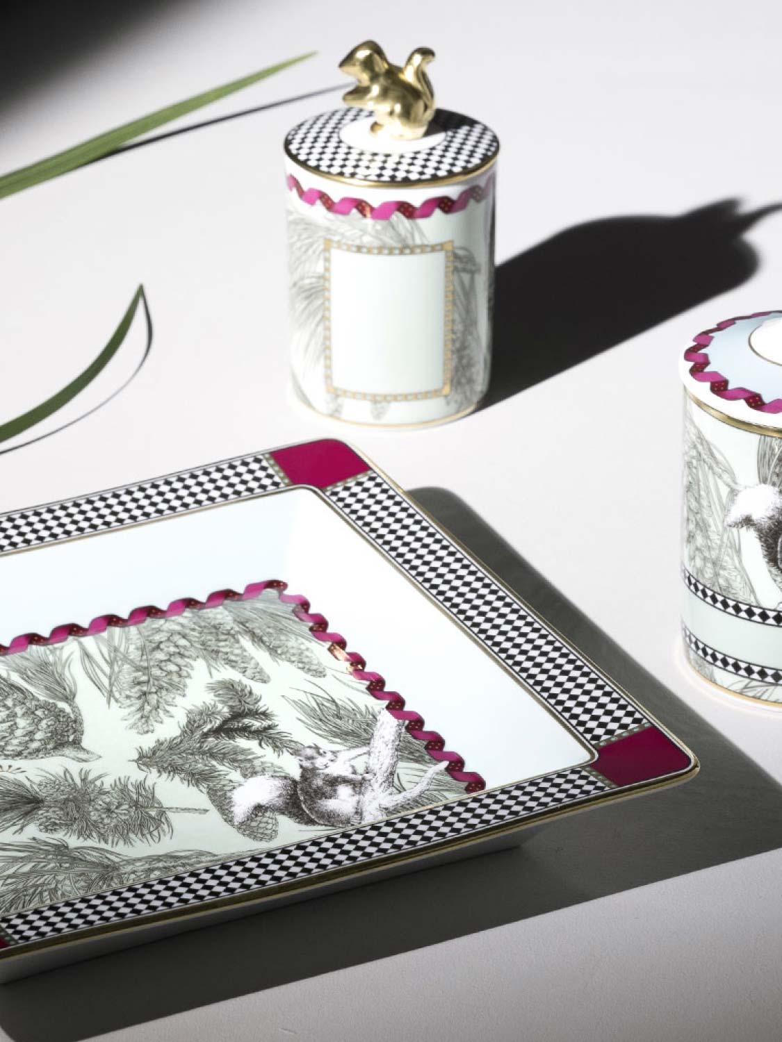 Richard Ginori Squirrel Candle With Cover