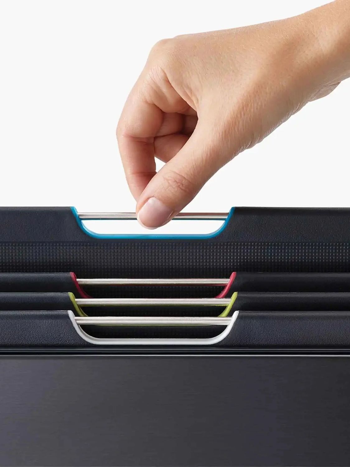 Joseph Joseph Folio Steel 4-piece Chopping Board Set With Black Stainless-Steel Case