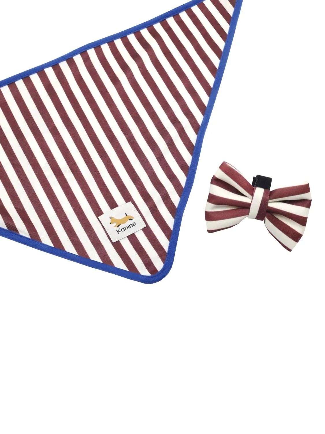 Σετ Kanine Bandana And Bow Set Burgundy