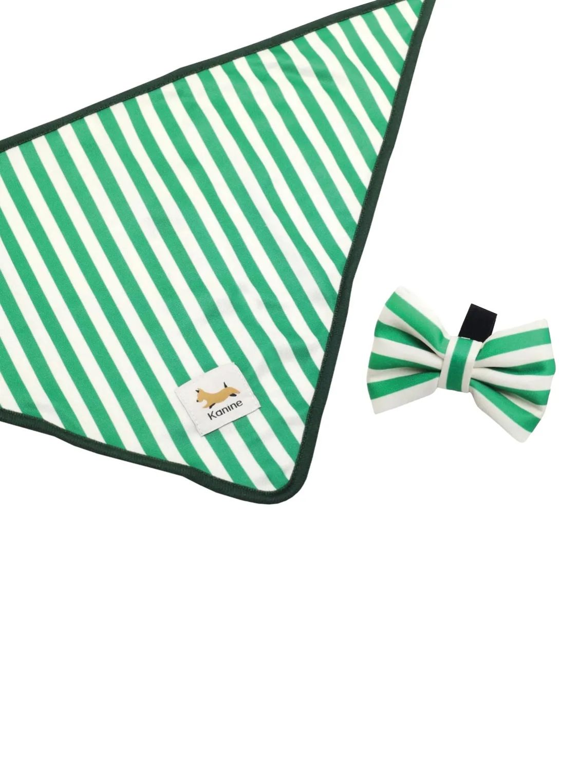 Σετ Kanine Bandana And Bow Set Green