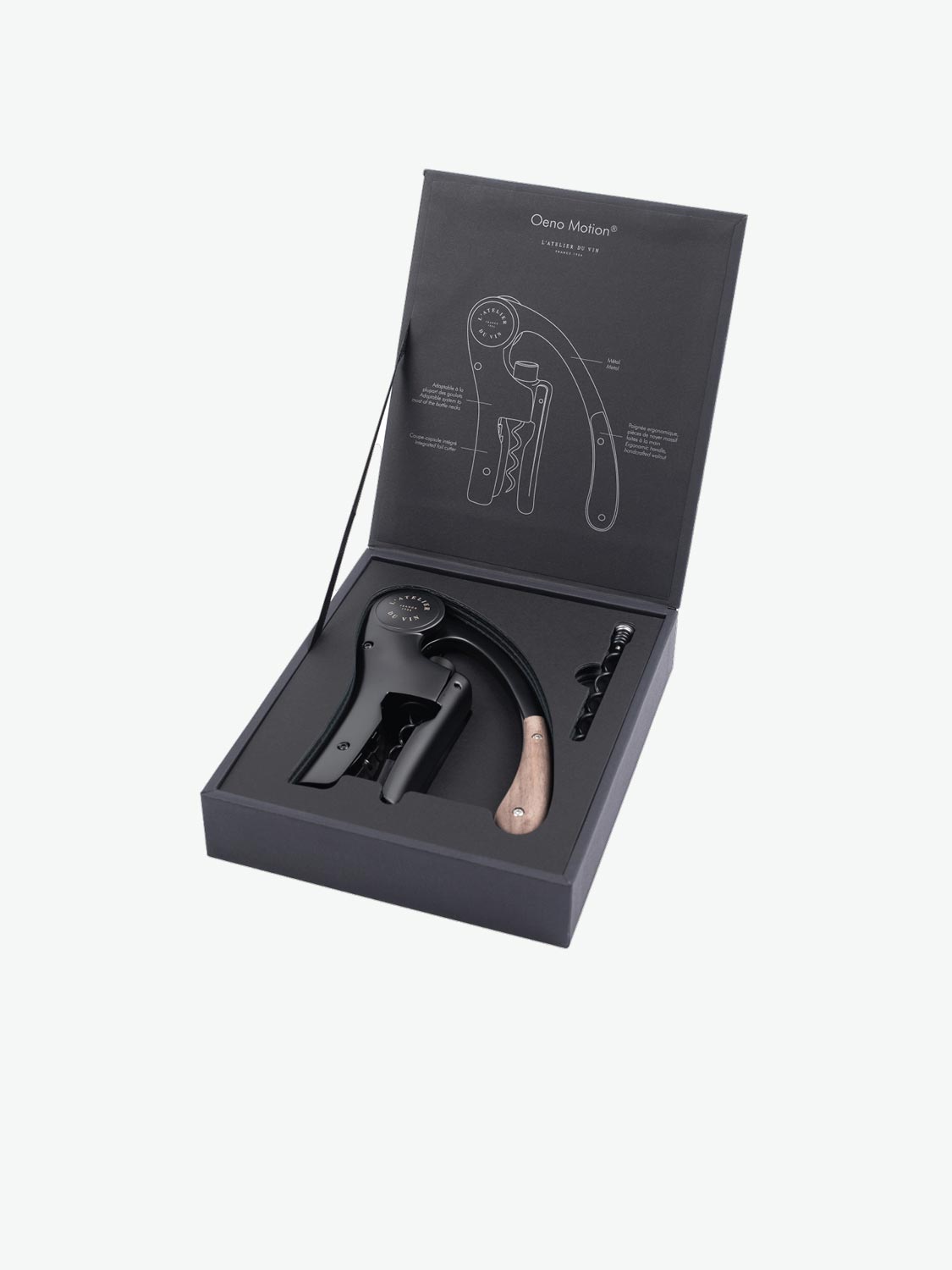 L' Atelier Du Vin Oeno Motion Wood and Black