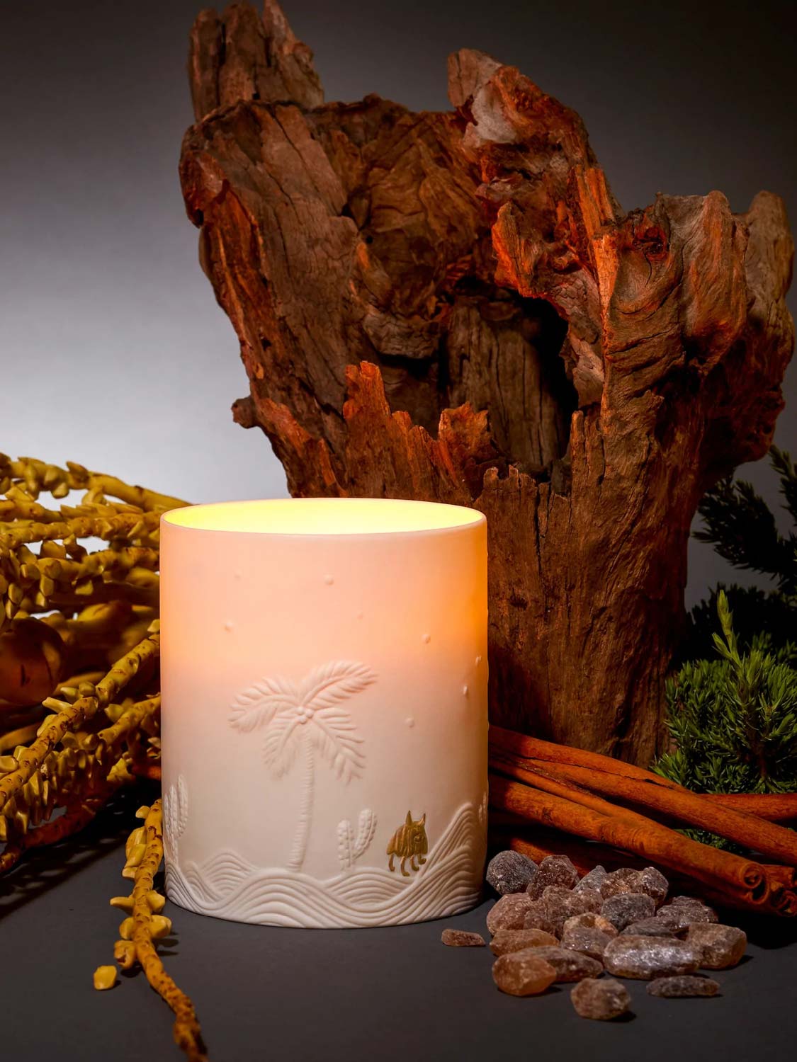 Κερί Πορσελάνη Limoges L’Objet Haas Mojave Palm Candle 350g