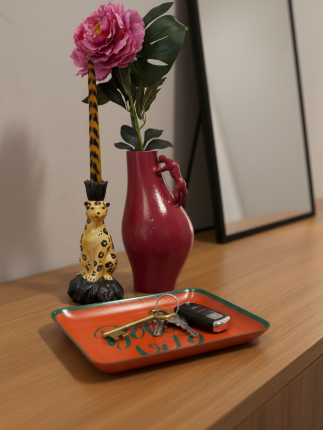 Les Ottomans Dolce Vita Hand-Painted Tray