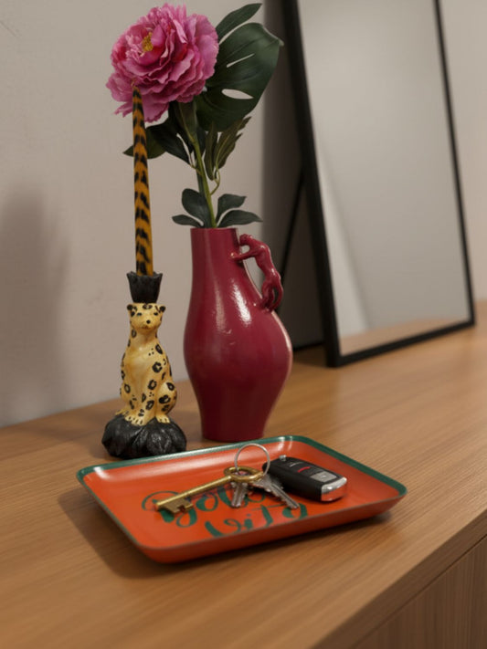 Les Ottomans Dolce Vita Hand-Painted Tray