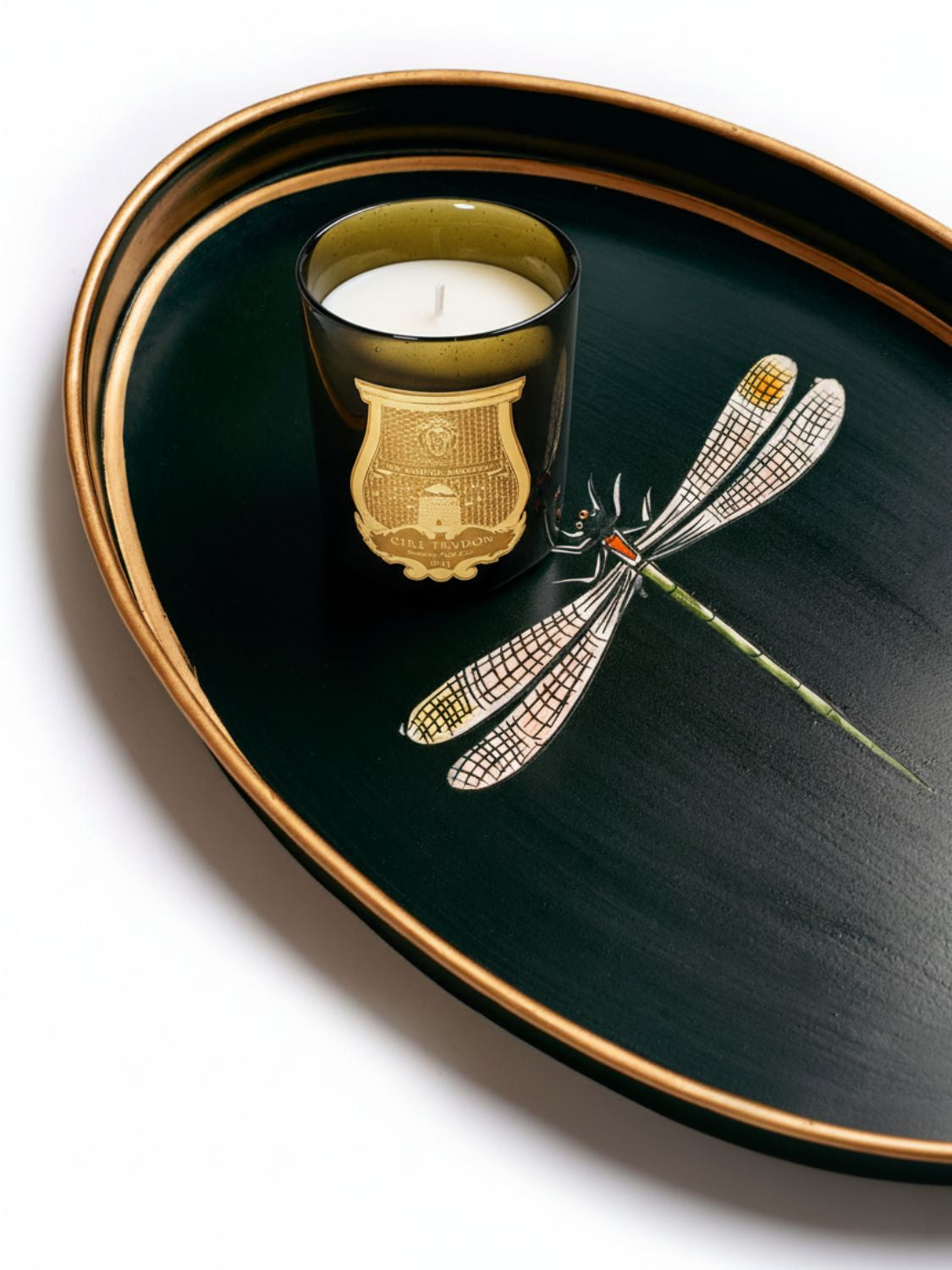 Les Ottomans Dragonfly Hand-Painted Tray