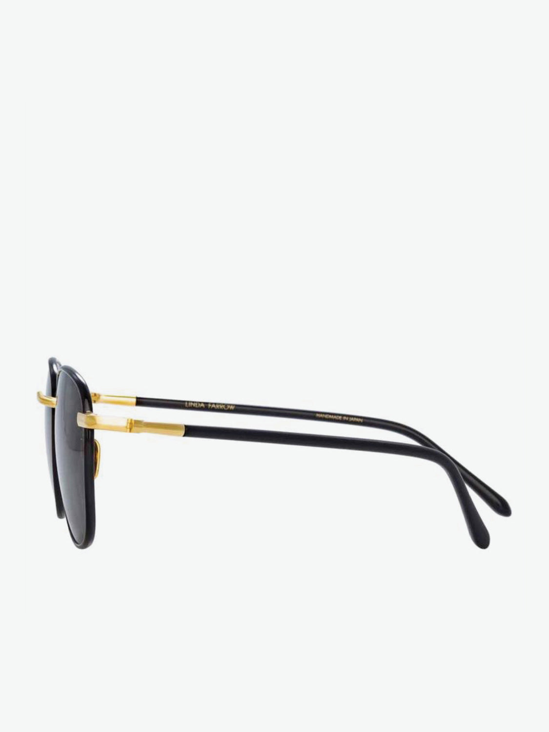 Linda Farrow 953 Gold Square Sunglasses | C