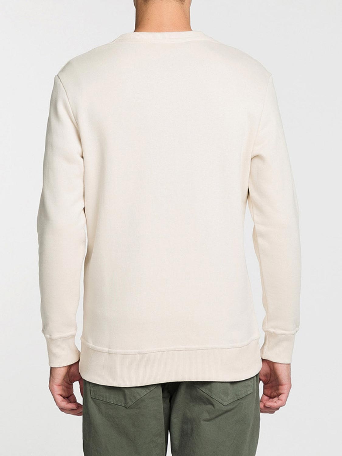 The Project Garments Logomania Crew Neck Sweatshirt Cream | D