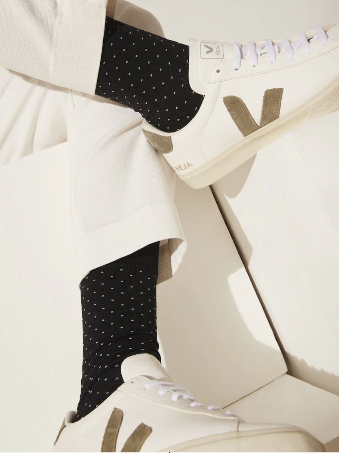 London Sock Co Spot of Style Socks Black