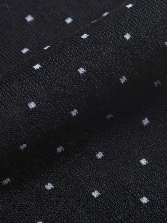 London Sock Co Spot of Style Socks Black