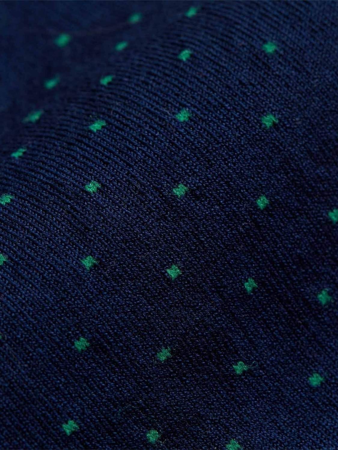 London Sock Co Spot of Style Socks Navy