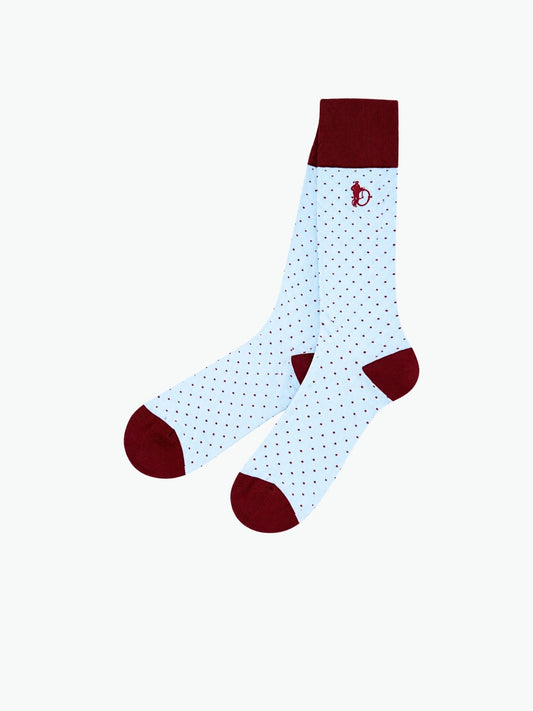 Ανδρικές Κάλτσες London Sock Co Spot of Style Socks Sky Blue