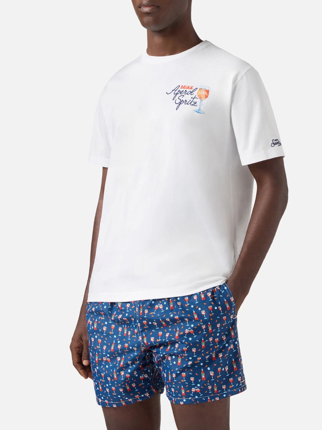 MC2 Saint Barth Portland Aperol Spritz print t-shirt
