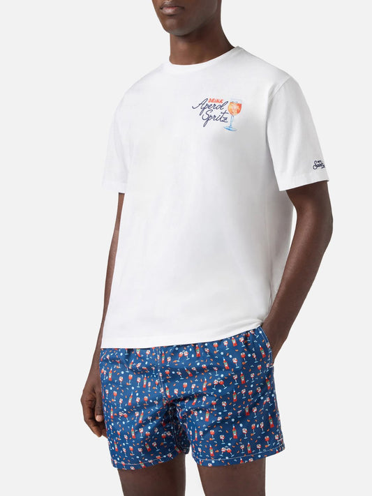 MC2 Saint Barth Portland Aperol Spritz print t-shirt