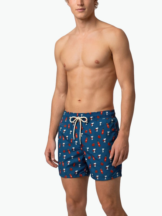 MC2 Saint Barth Snoopy Fight Club Swim Shorts