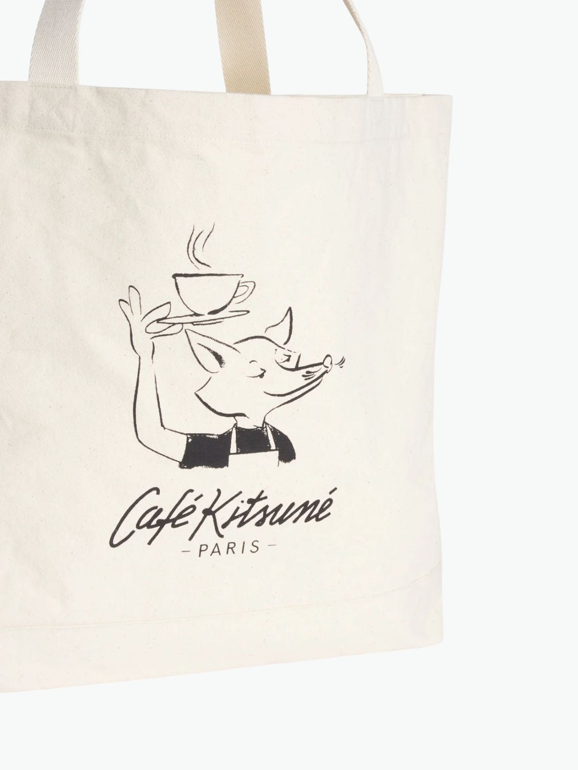 Cafe Kitsune Barista Fox Tote Tapioca