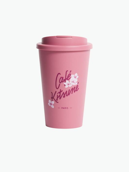 Maison Kitsune Cafe Kitsune Sakura Tumbler Pink Juice