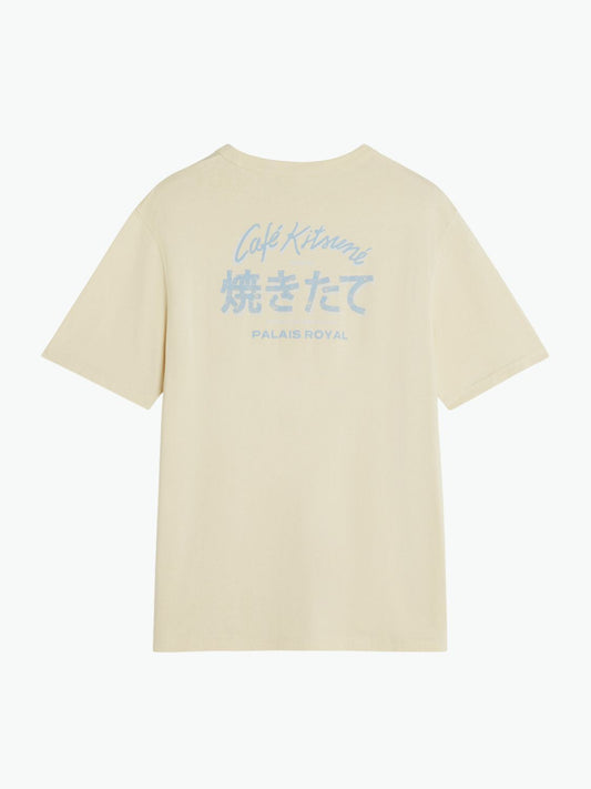 Maison Kitsune Cafe Kitsune Summer T-Shirt Oat