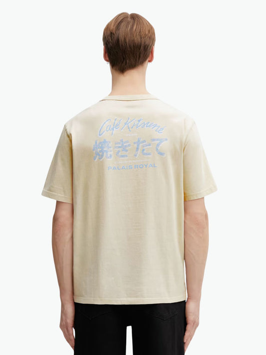 Maison Kitsune Cafe Kitsune Summer T-Shirt Oat