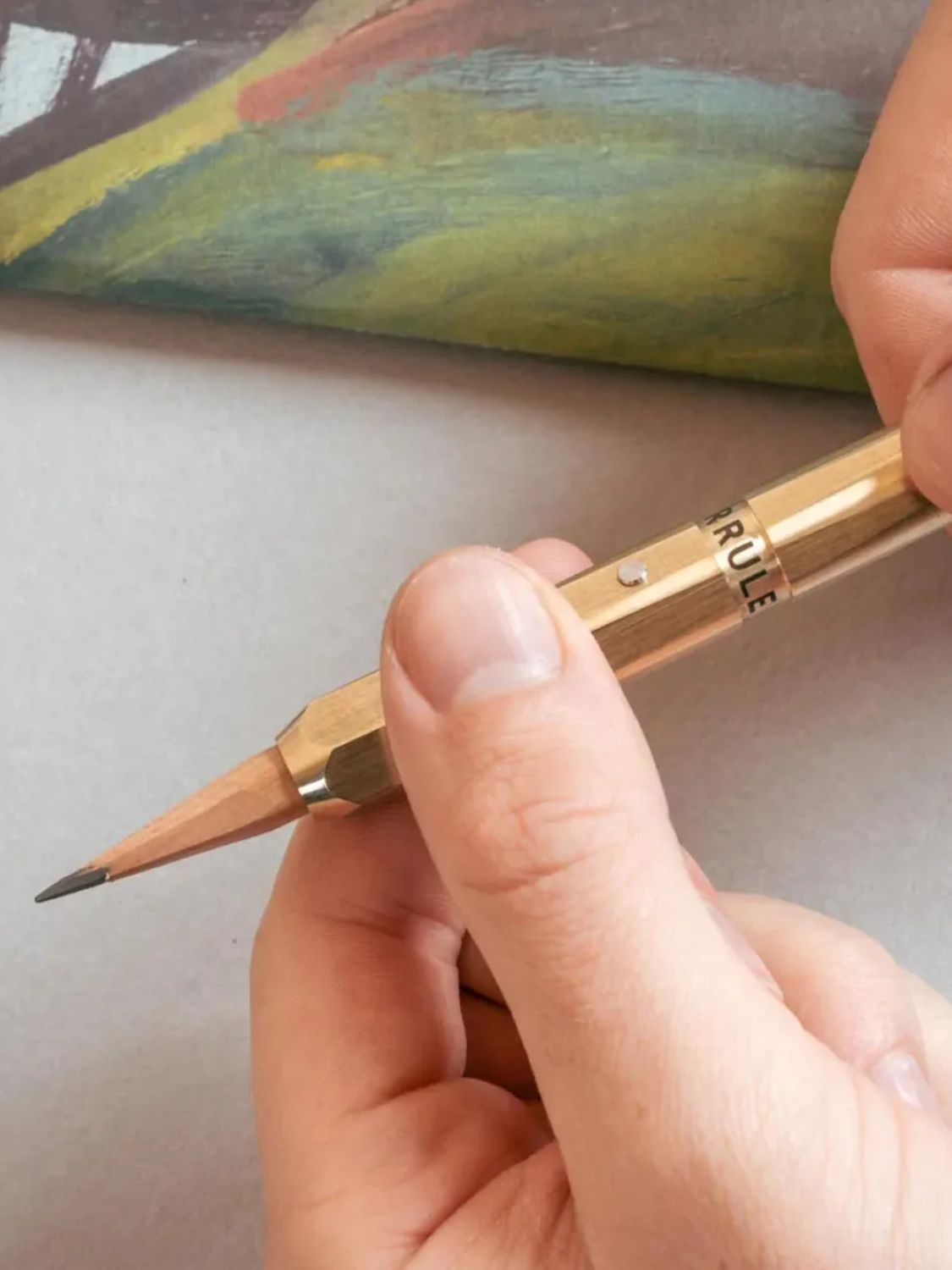 Makers Cabinet Ferrule Brass Pencil Extender