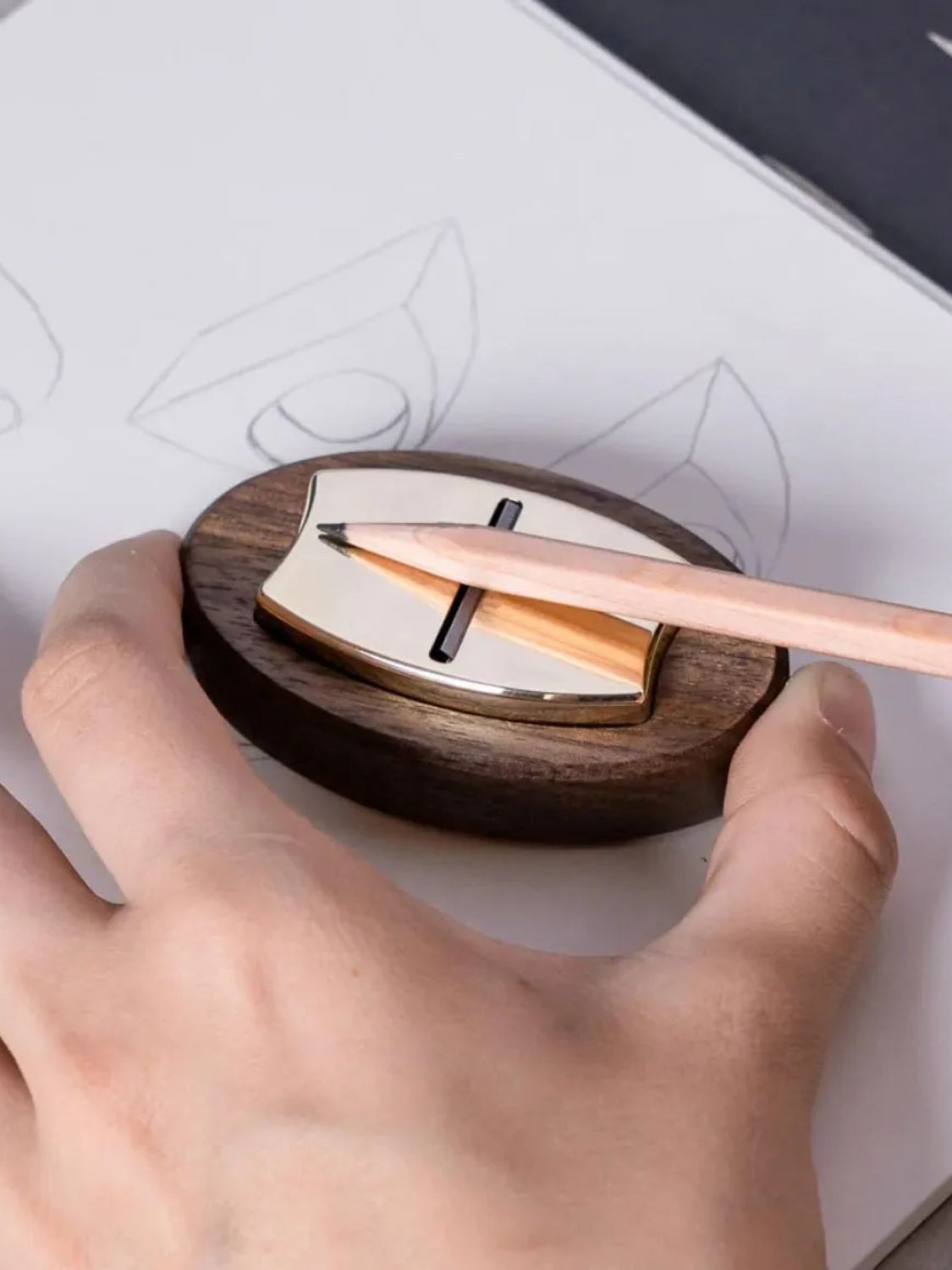 Makers Cabinet Hovel Brass Pencil Sharpener