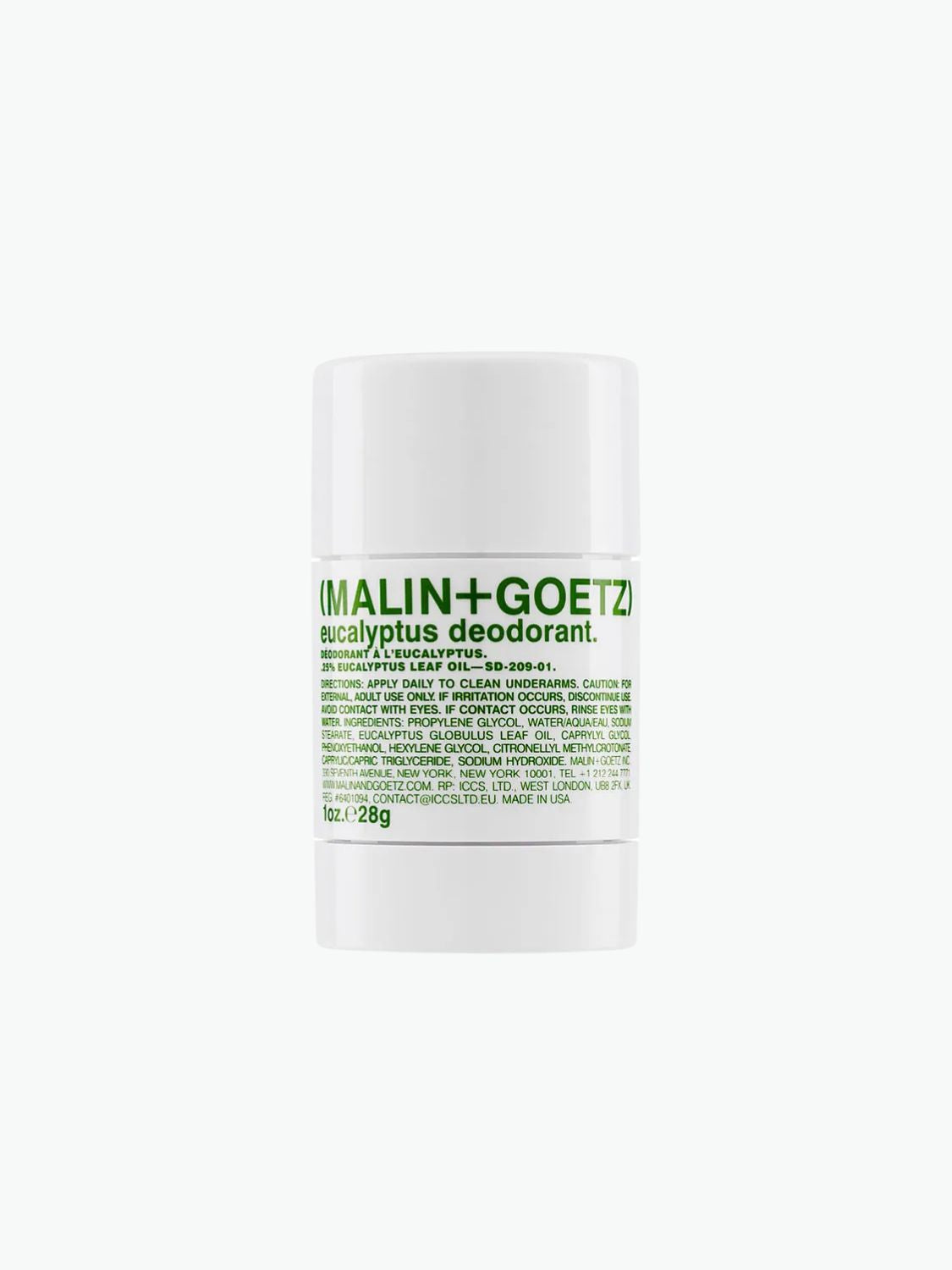 Αποσμητικό Malin And Goetz Eucalyptus Stick Deodorant Travel Size