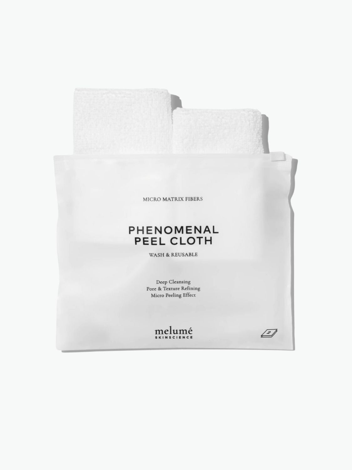 Melume Skinscience Phenomenal Peeling Cloth 2pcs