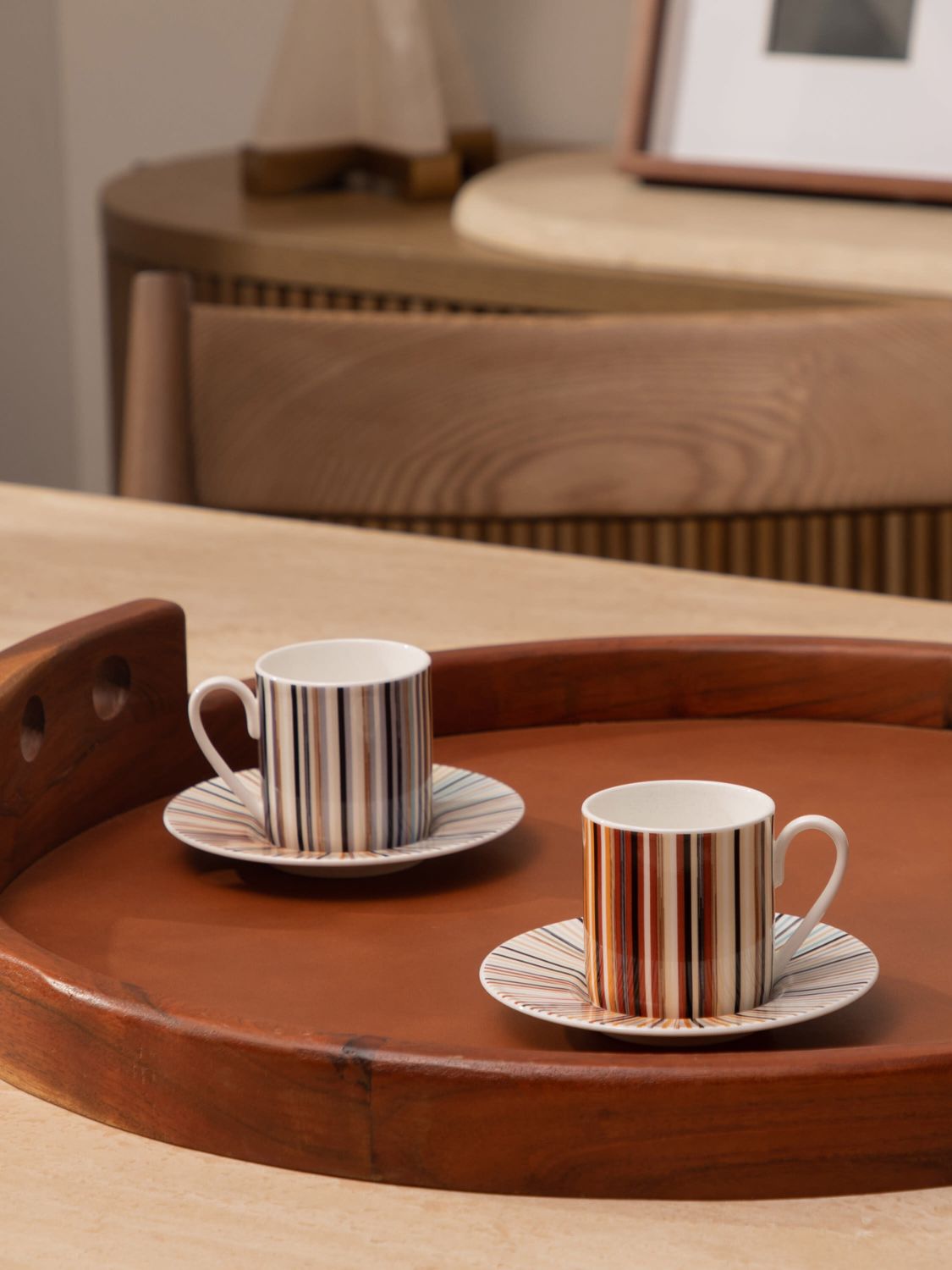 Missoni Stripes Jenkins 156 Espresso Cup and Saucer (Set of Two)