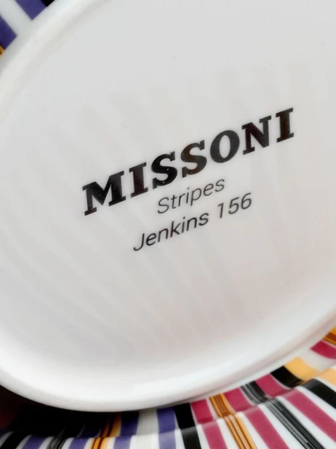 Missoni Stripes Jenkins 156 Espresso Cup and Saucer (Set of Two)