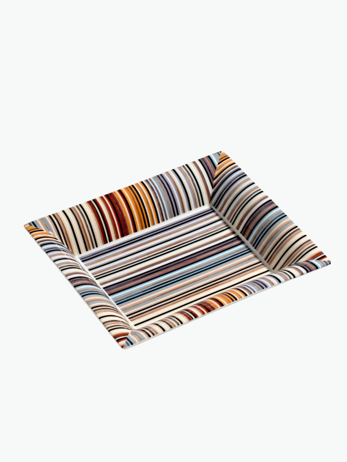 Διακοσμητικός Δίσκος Striped Trinket Tray in Gift Box