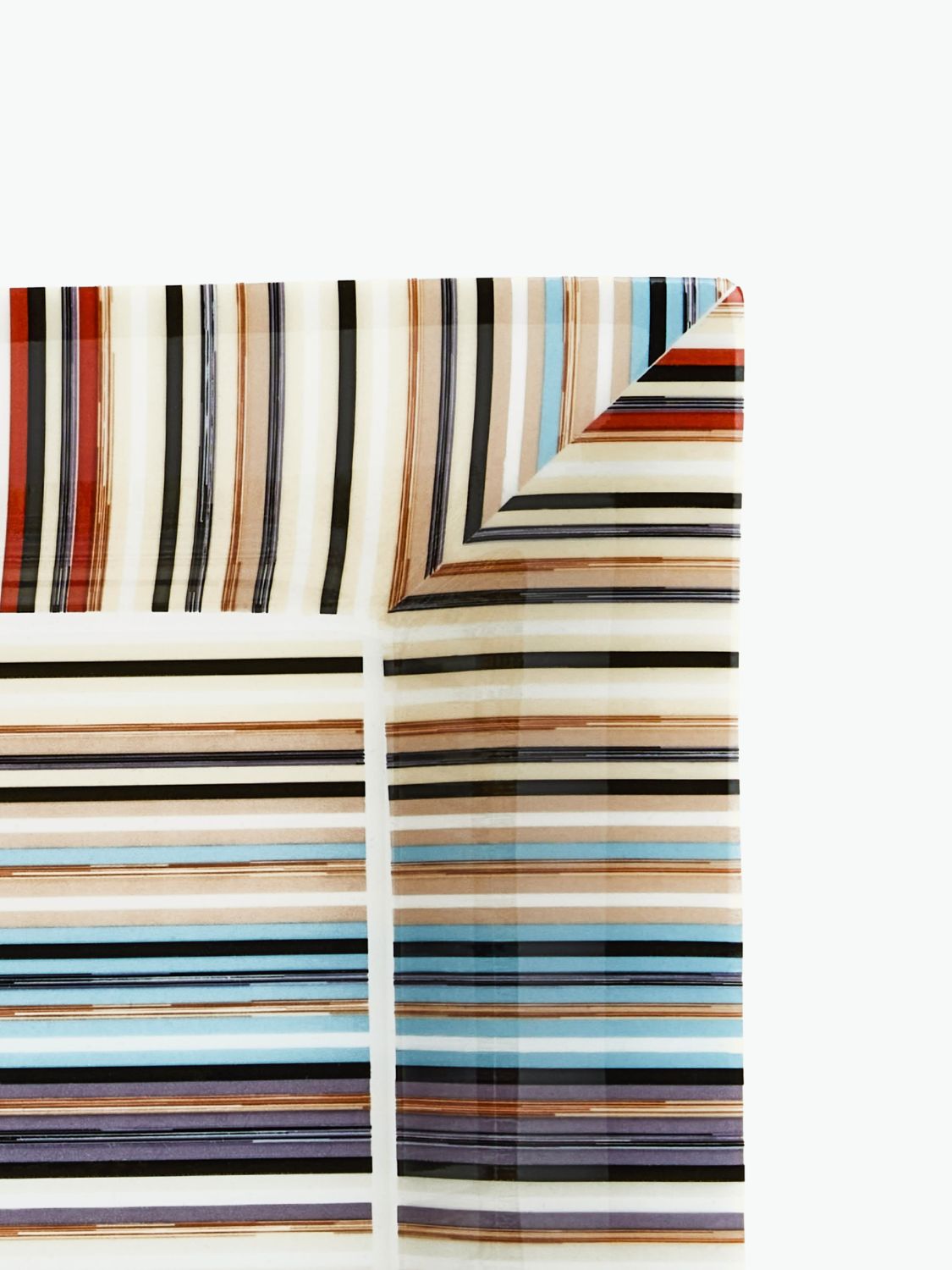 Διακοσμητικός Δίσκος Striped Trinket Tray in Gift Box