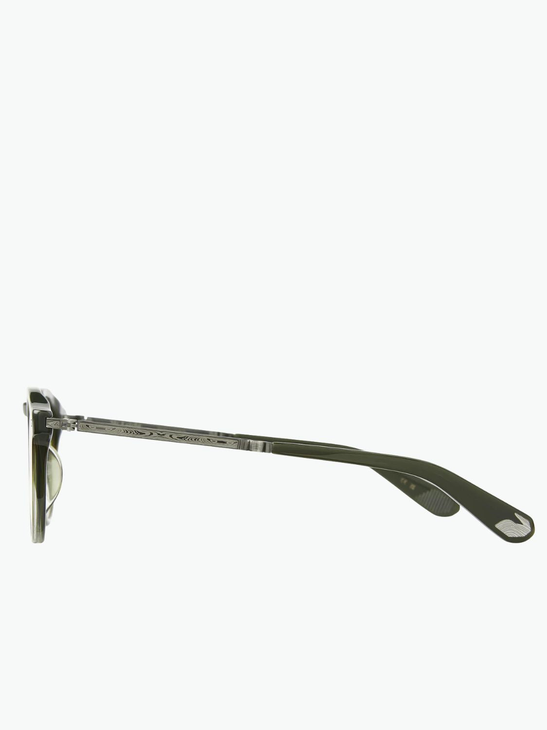 Mr Leight Dorian S Forest Fade Pewter Semi Flat Vintage Moss Sunglasses