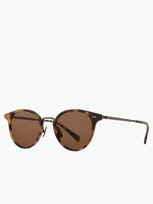 Mr Leight Marmont Combo S Yellowjacket Tortoise Antique Gold Molasses Sunglasses