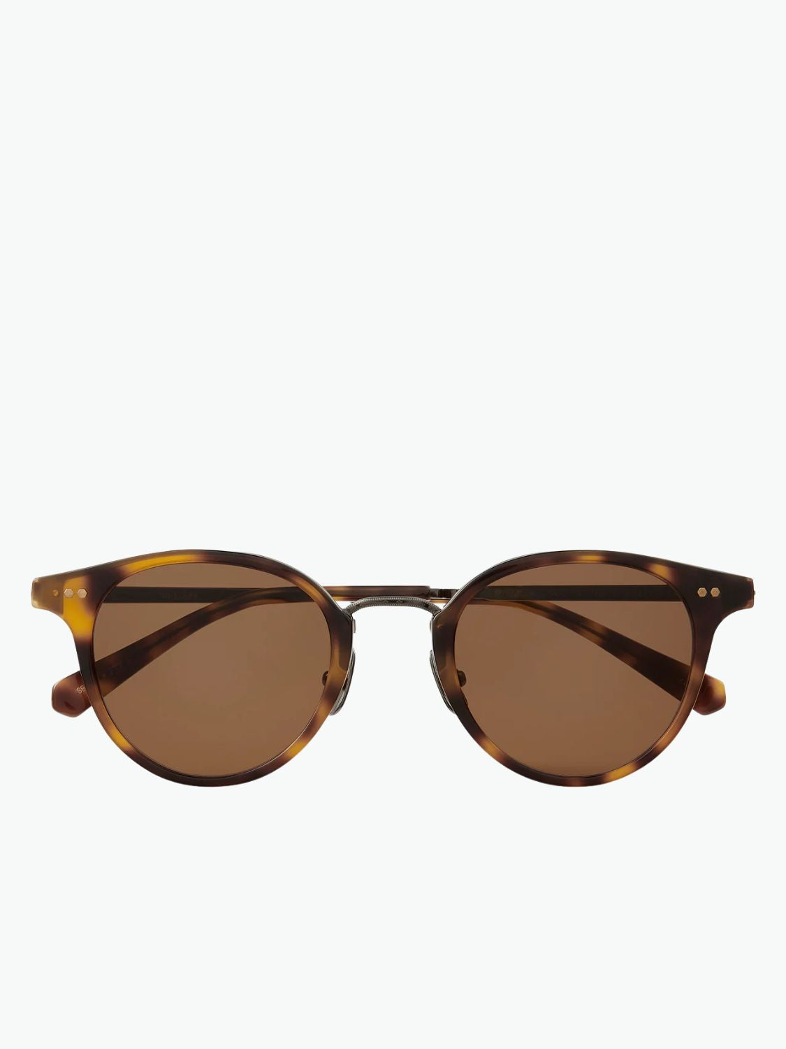 Mr Leight Marmont Combo S Yellowjacket Tortoise Antique Gold Molasses Sunglasses