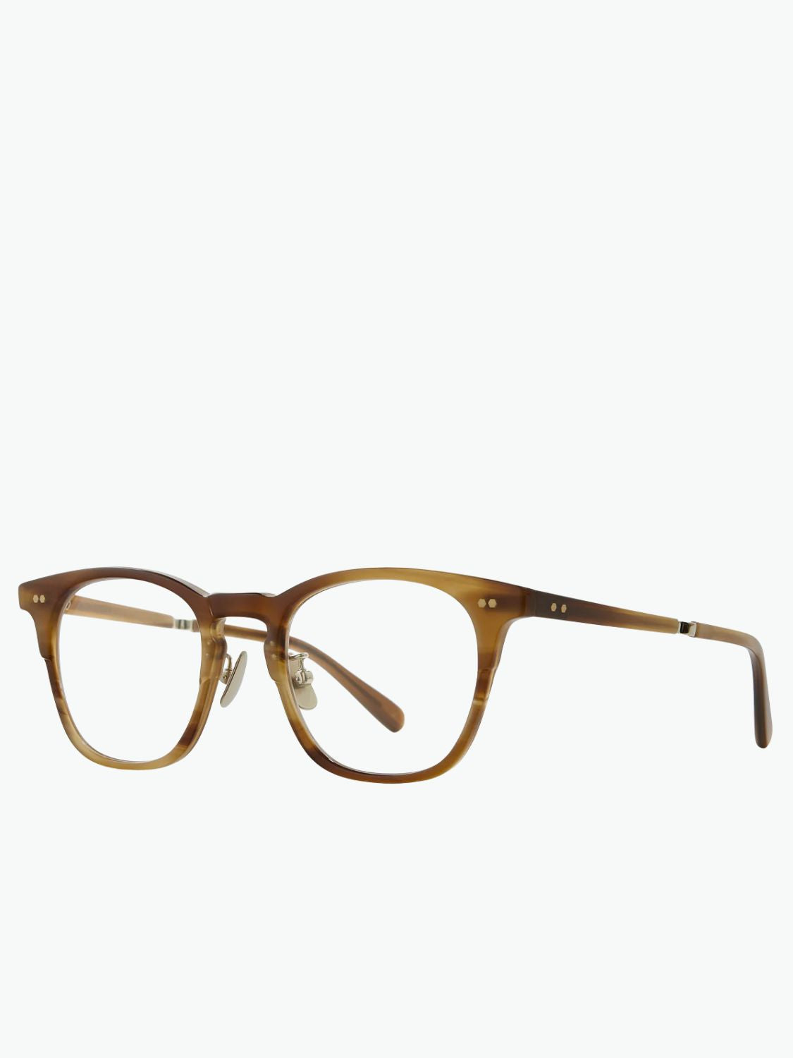 Mr Leight Wright C Beachwood White Gold Optical Glasses