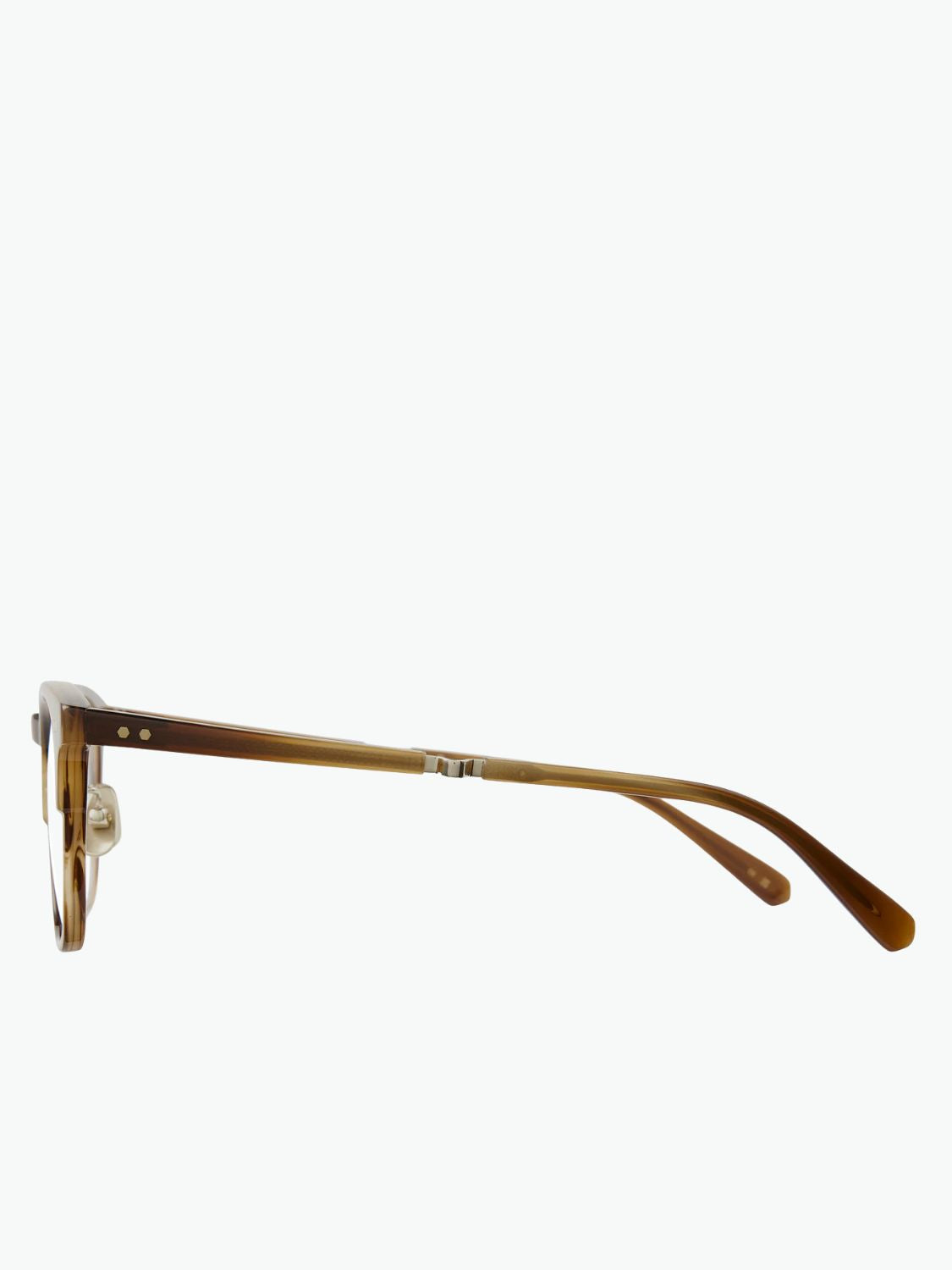 Mr Leight Wright C Beachwood White Gold Optical Glasses