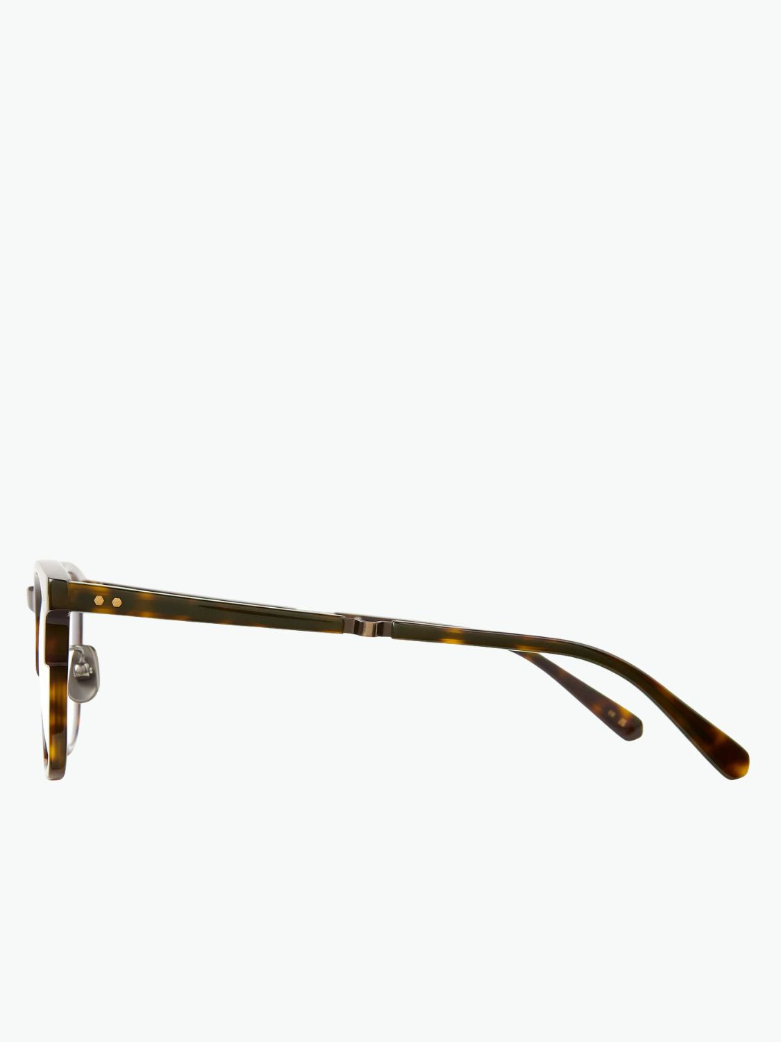 Mr Leight Wright C Hickory Tortoise Antique Gold Optical Glasses