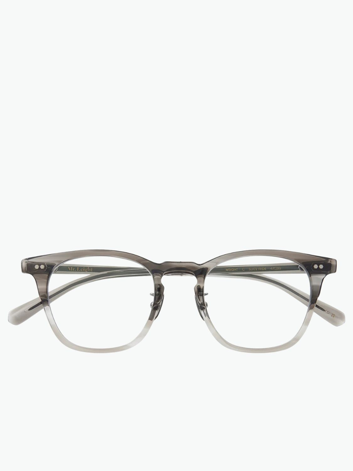 Mr Leight Wright C Slate Fade Pewter Optical Glasses
