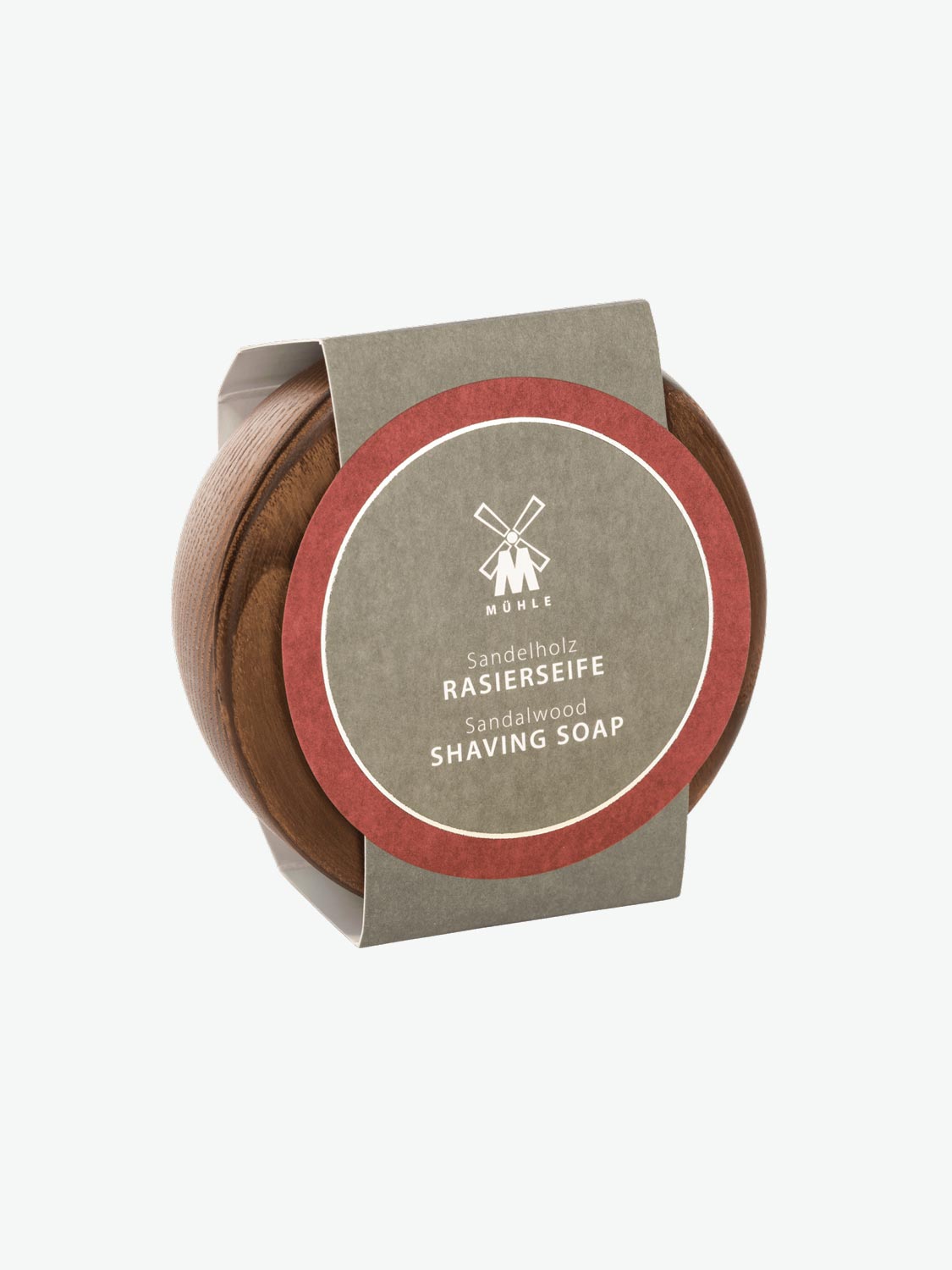 Muhle Sandalwood Shaving Soap In Wooden Bowl 65g