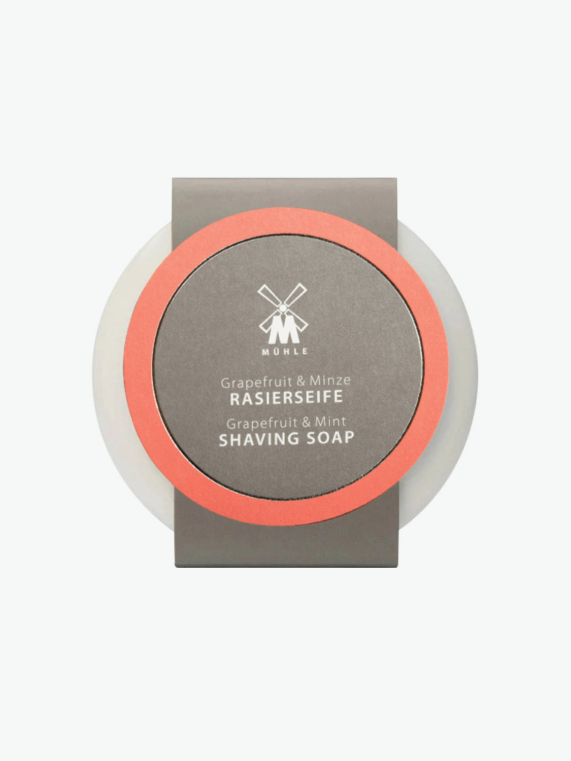 Muhle Grapefruit and Mint Shaving Soap In Porcelain Bowl