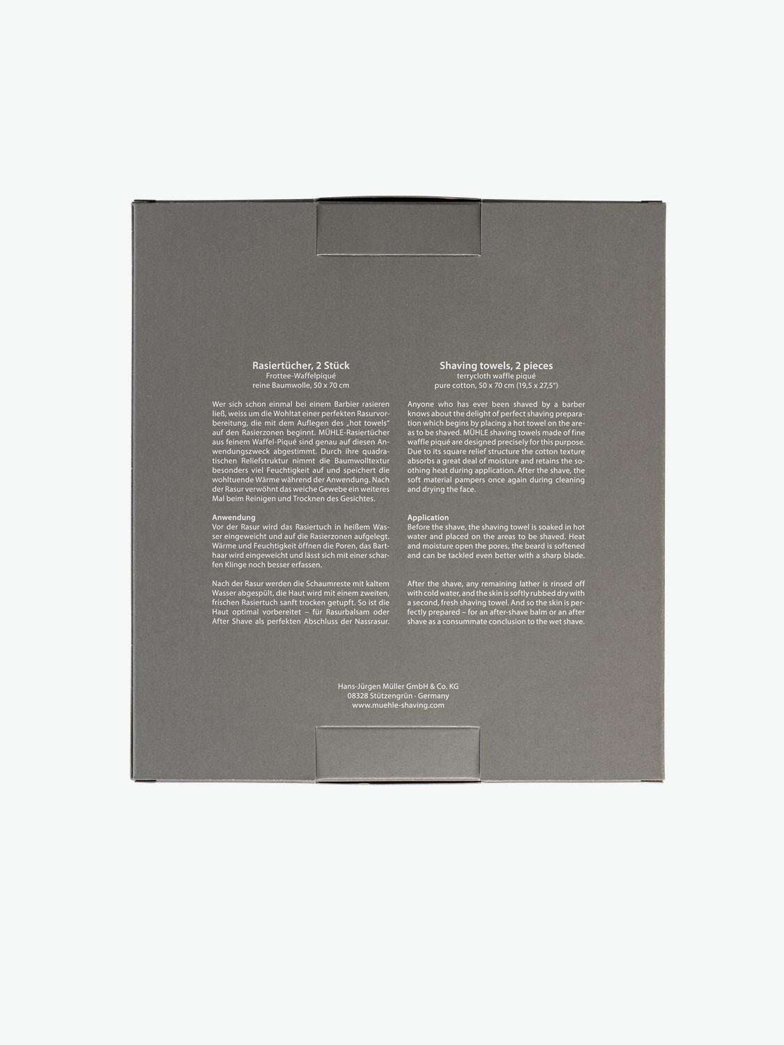 Muhle Shaving Towels Waffle Cotton