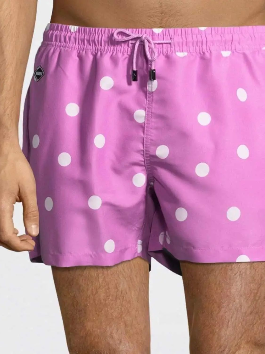 Nikben Pink Dot Swim Shorts Pink