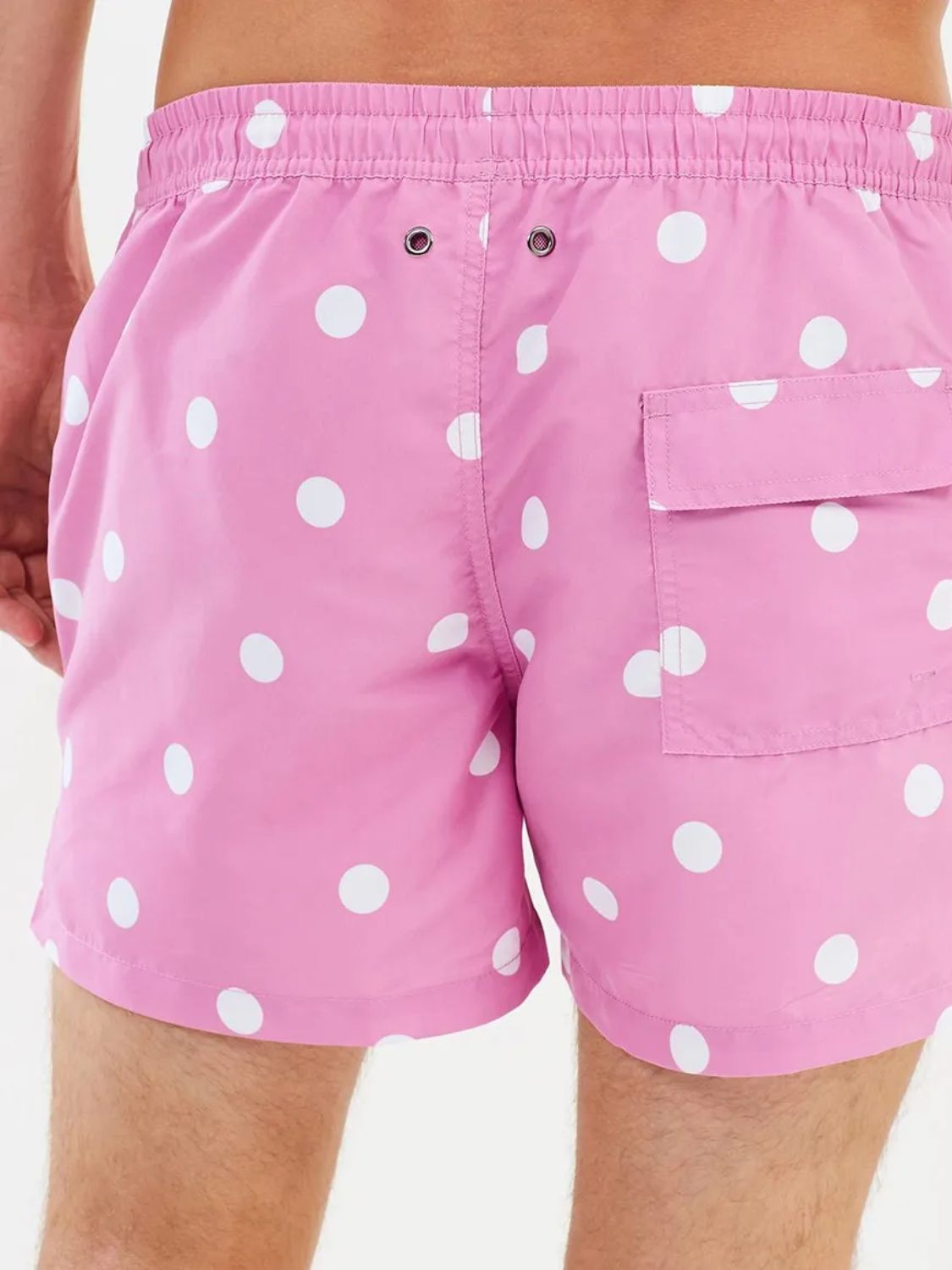 Nikben Pink Dot Swim Shorts Pink