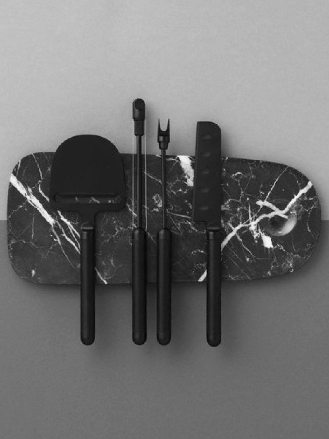 Normann Copenhagen Pebble Cheese Fork Black | D