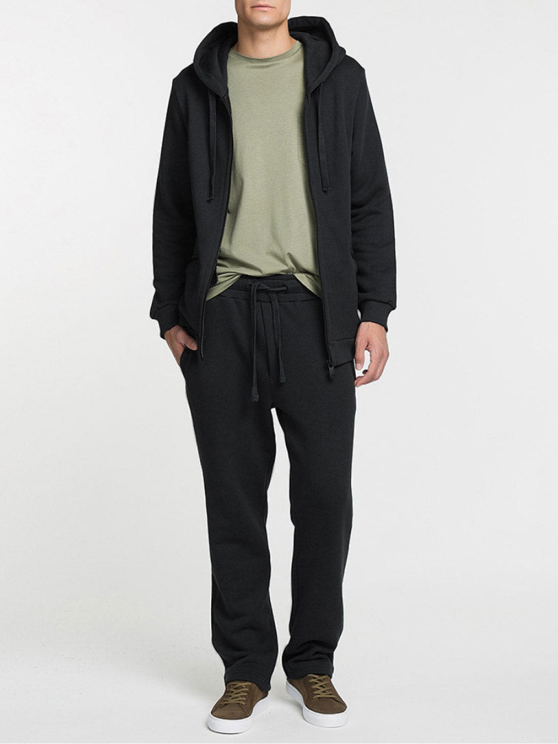 Organic Cotton-Jersey Hoodie Meteorite Grey | E