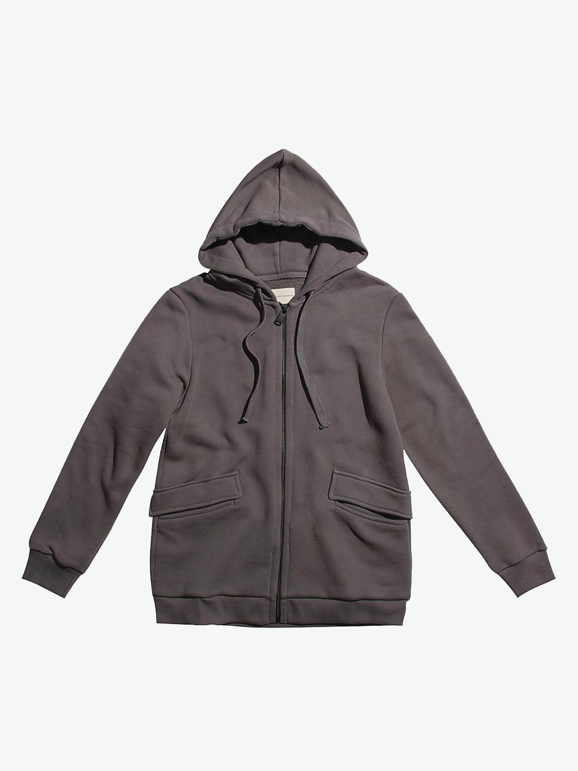 Organic Cotton-Jersey Hoodie Moonrock Grey | A