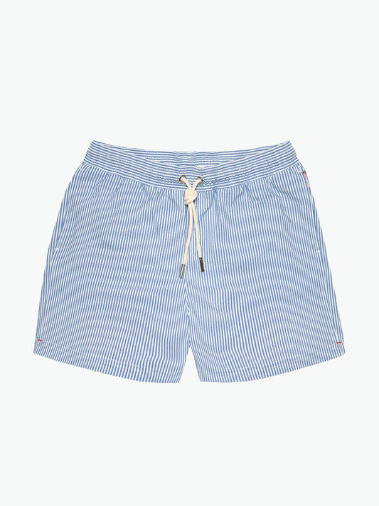 Orlebar Brown Boxer Seersucker Drawcord Swim Shorts