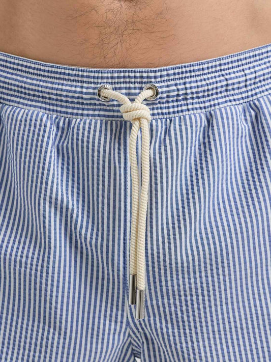 Orlebar Brown Boxer Seersucker Drawcord Swim Shorts